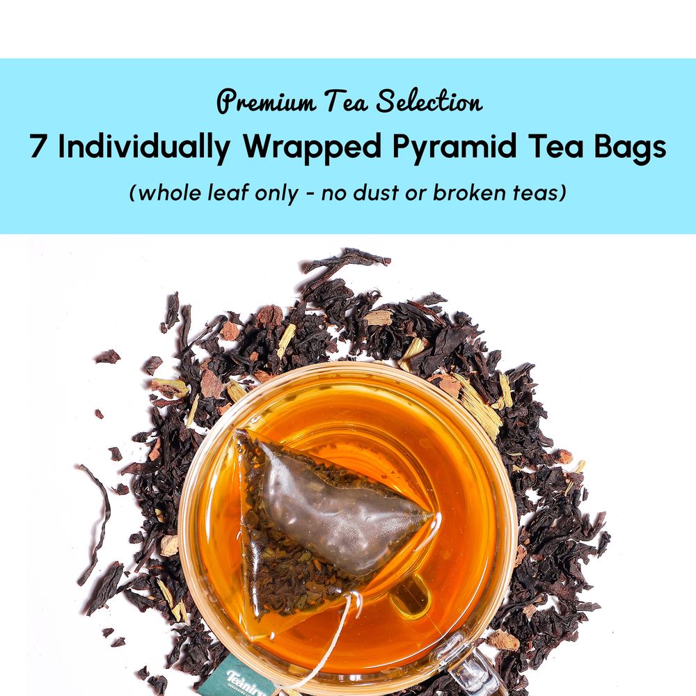 Winter Spice Black Tea leaves and blend